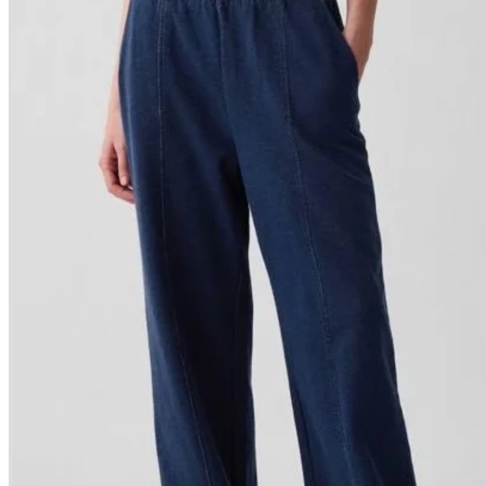 GAP Seamed Wide Leg Sweatpants